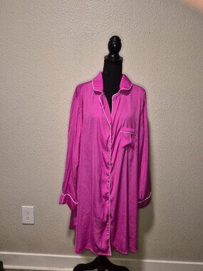 sofia intimates by sofia vergara Hot Pink Womens Robe Size: 3X